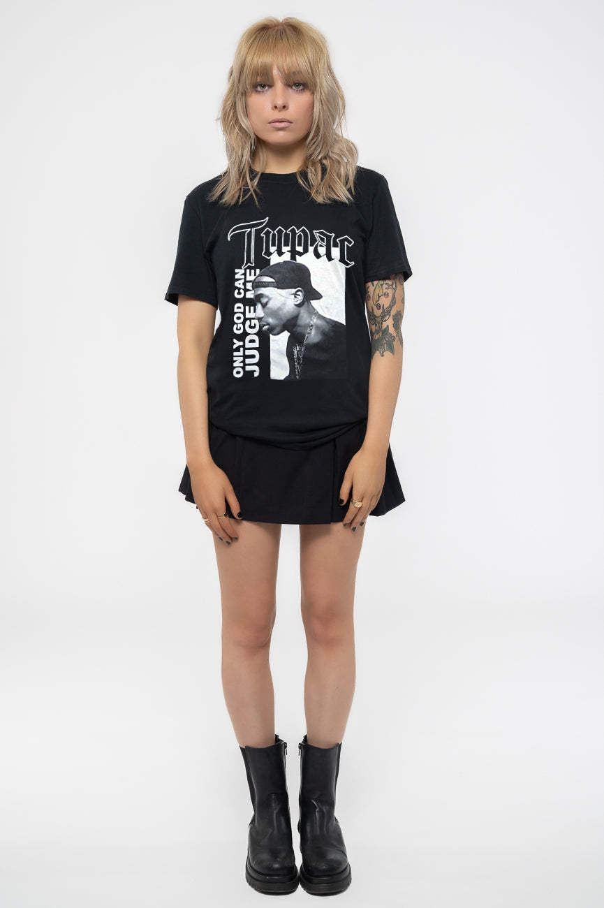 Tupac Only God Can Judge Skinny Fit T Shirt product image 2