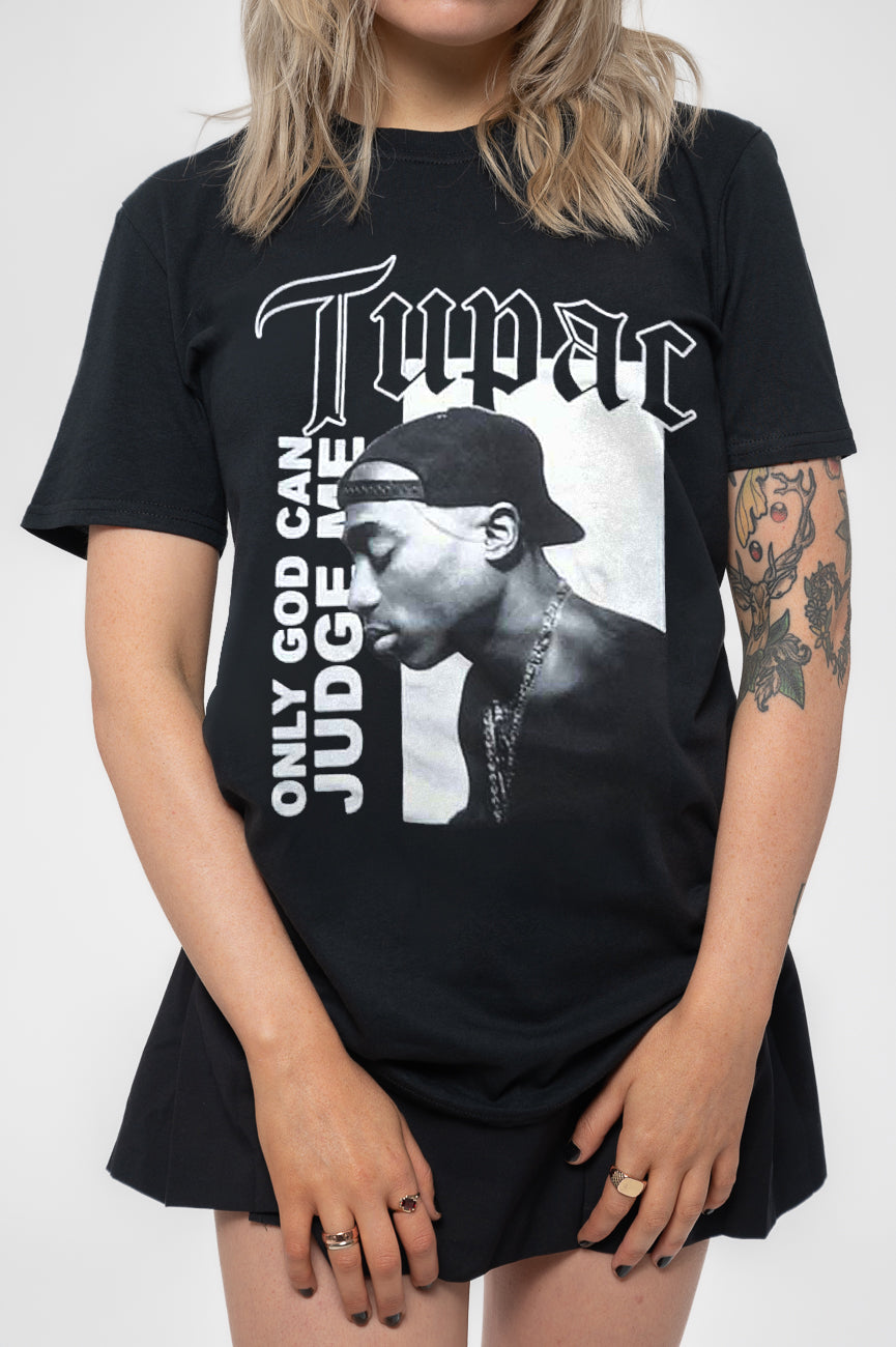 Tupac Only God Can Judge Skinny Fit T Shirt product image 3