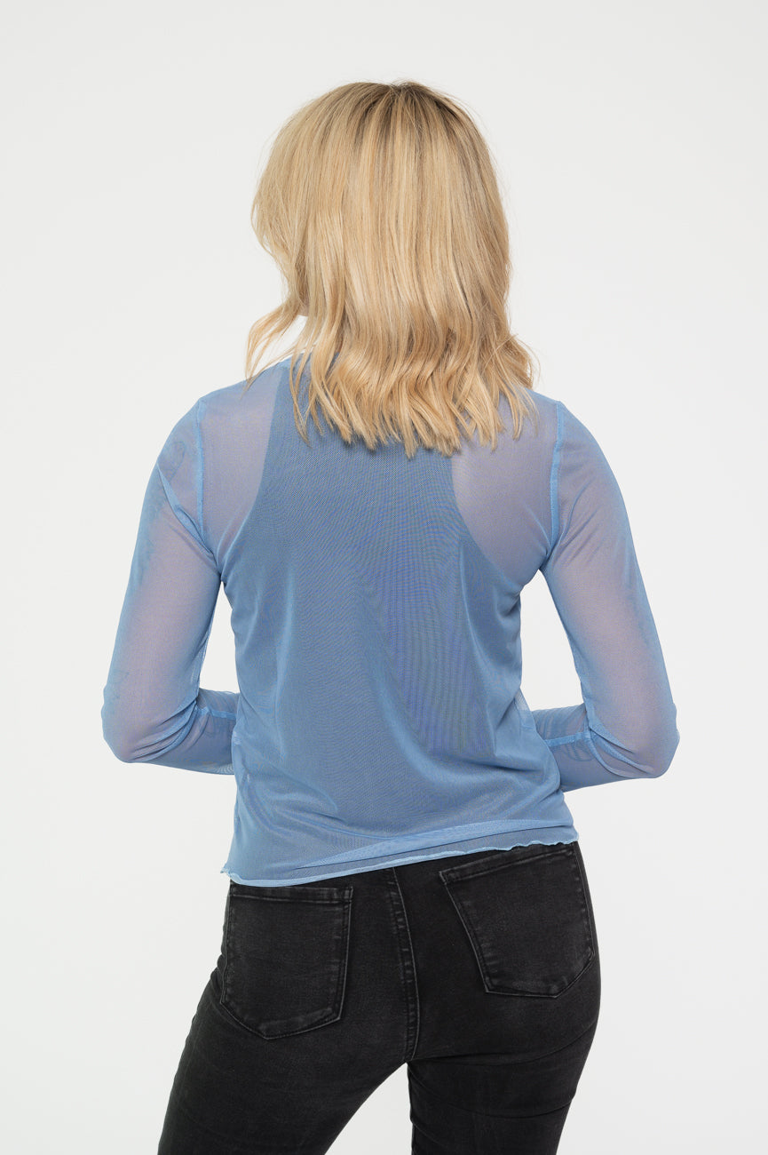 Def Leppard Bringin On The Heartbreak Long Sleeve Mesh Crop product image 4