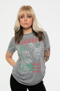 Queen News Of The World Burnout T Shirt product image 1
