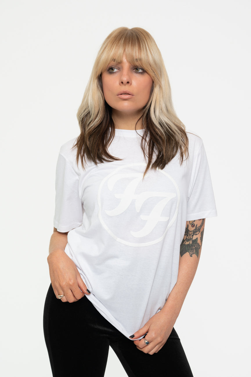 Foo Fighters FF Logo Hi-Build T Shirt product image 1