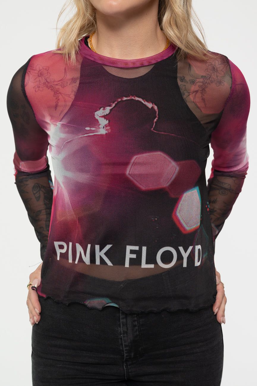 Pink Floyd Knebworth 90 Long Sleeve Mesh Crop Top product image 3