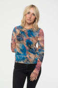 Grateful Dead Stealy Long Sleeve Mesh Crop Top product image 1