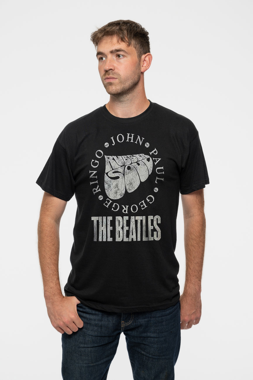 The Beatles Rubber Soul Names T Shirt product image 1