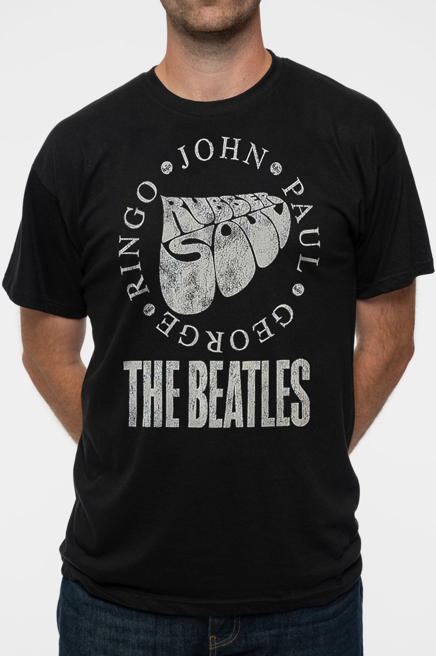 The Beatles Rubber Soul Names T Shirt product image 3