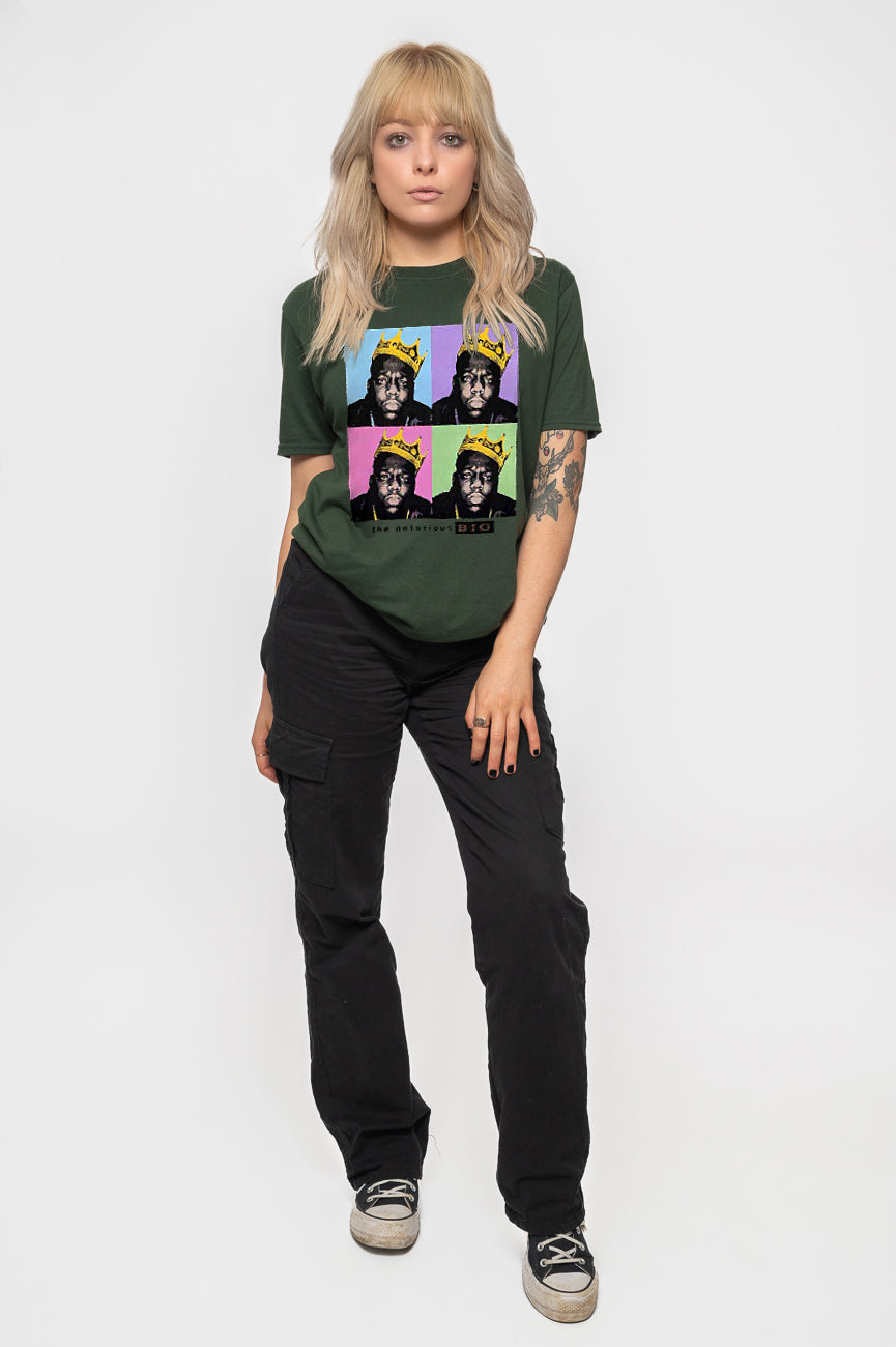 Biggie Smalls Crown Pop Art T Shirt product image 2