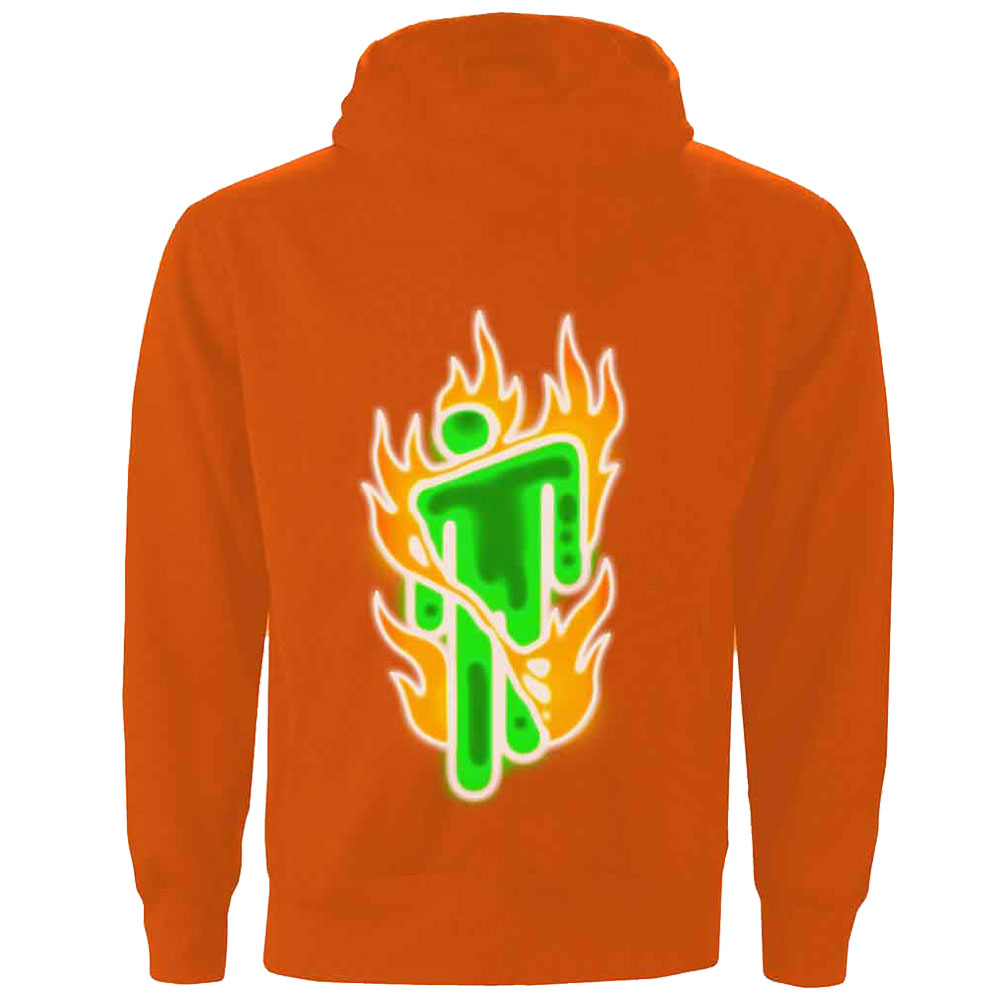 Billie Eilish Airbrush Flames Blohsh Pullover Hoodie product image 2
