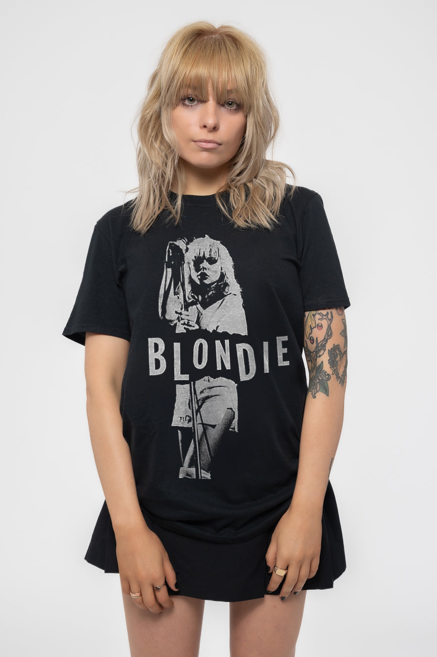 Blondie Mic Stand Skinny Fit T Shirt product image 1