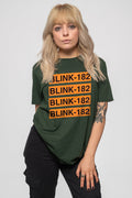 Blink-182 Logo Repeat T Shirt product image 1