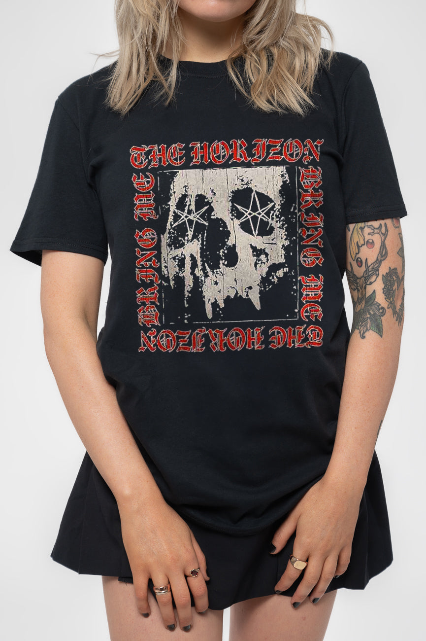 Bring Me The Horizon Metal Skull T Shirt product image 3