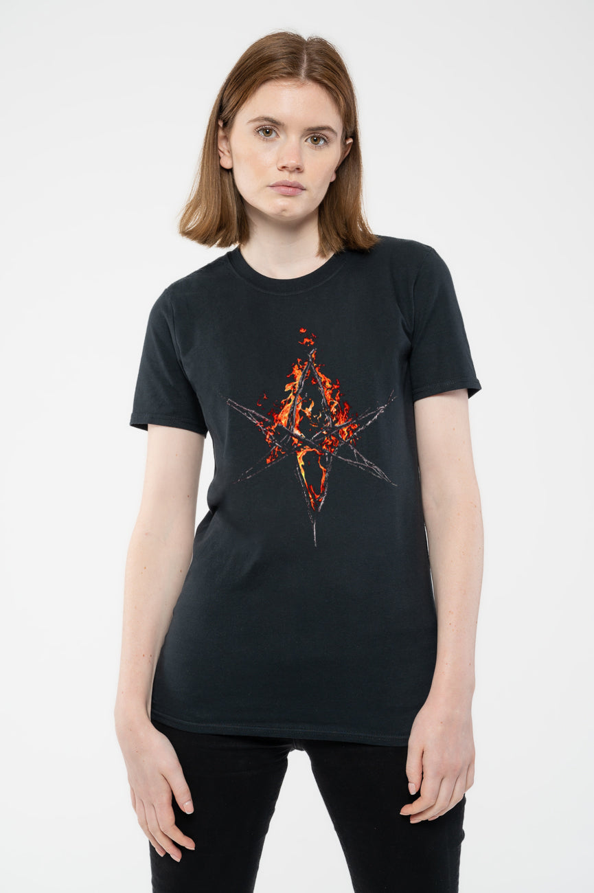 Bring Me The Horizon Flaming Hex T Shirt product image 1