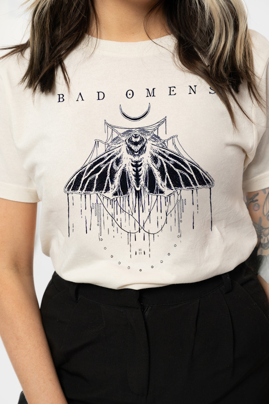 Bad Omens Band Logo Moth T Shirt product image 3