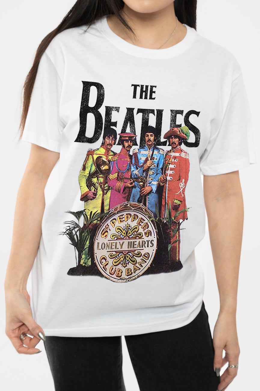 The Beatles Sgt Pepper Womens Skinny Fit T Shirt product image 3