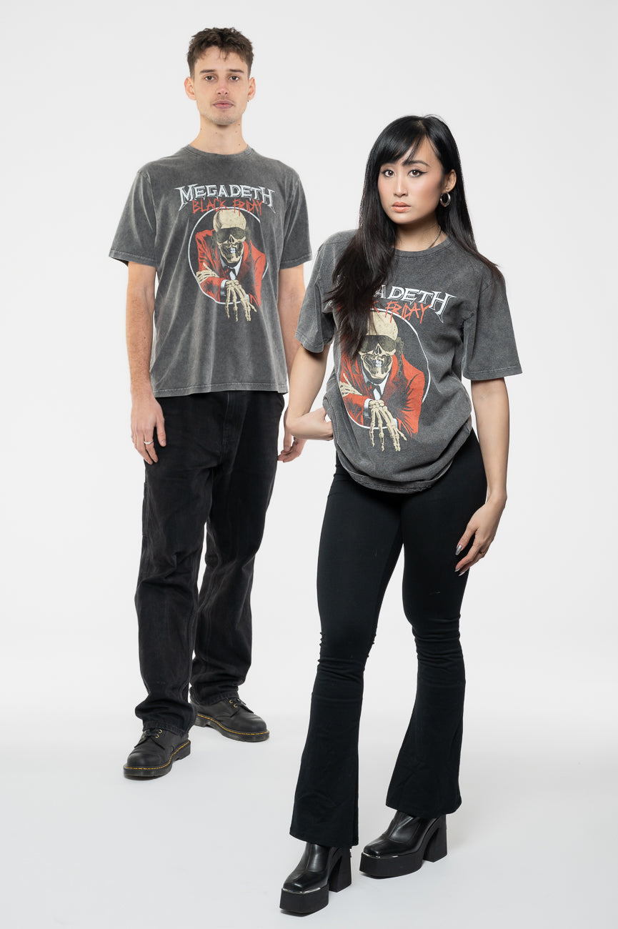 Megadeth Blood Bath Stone Limited Edition 999 Only Wash T product image 2