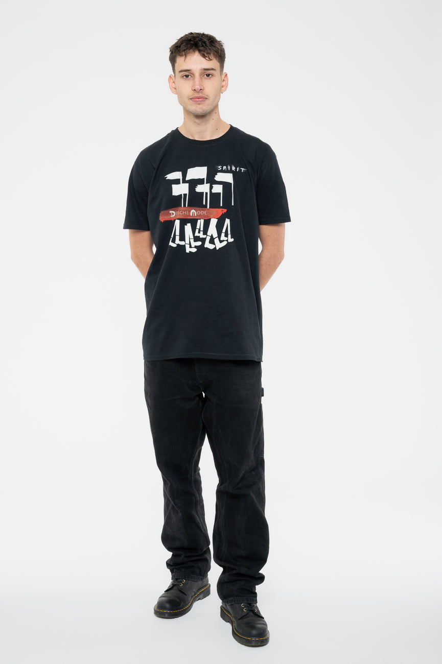 Depeche Mode White Spirit Red Logo Tour T Shirt product image 2