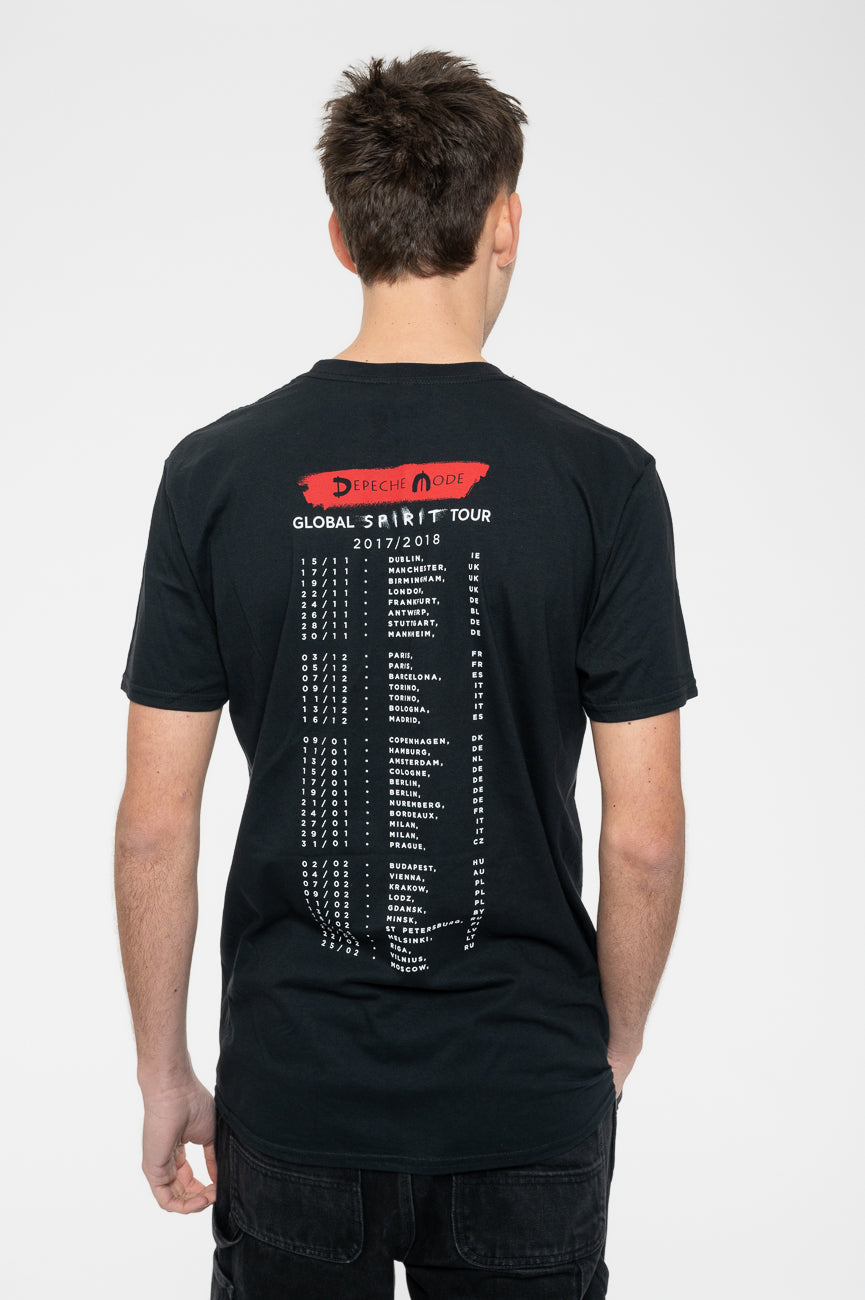 Depeche Mode Red Global Spirit Tour T Shirt product image 4