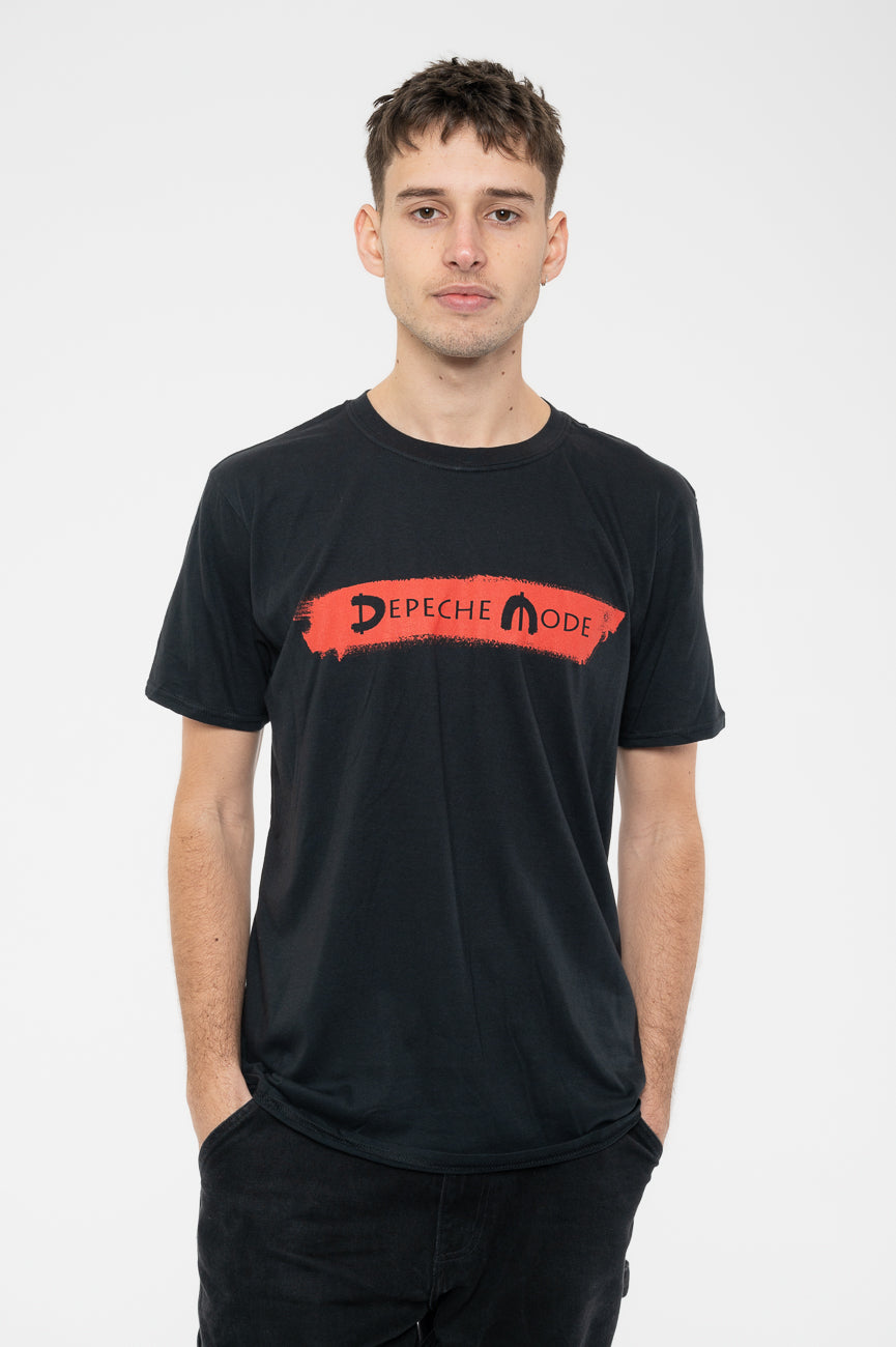 Depeche Mode Global Spirit Tour Red Logo T Shirt product image 1