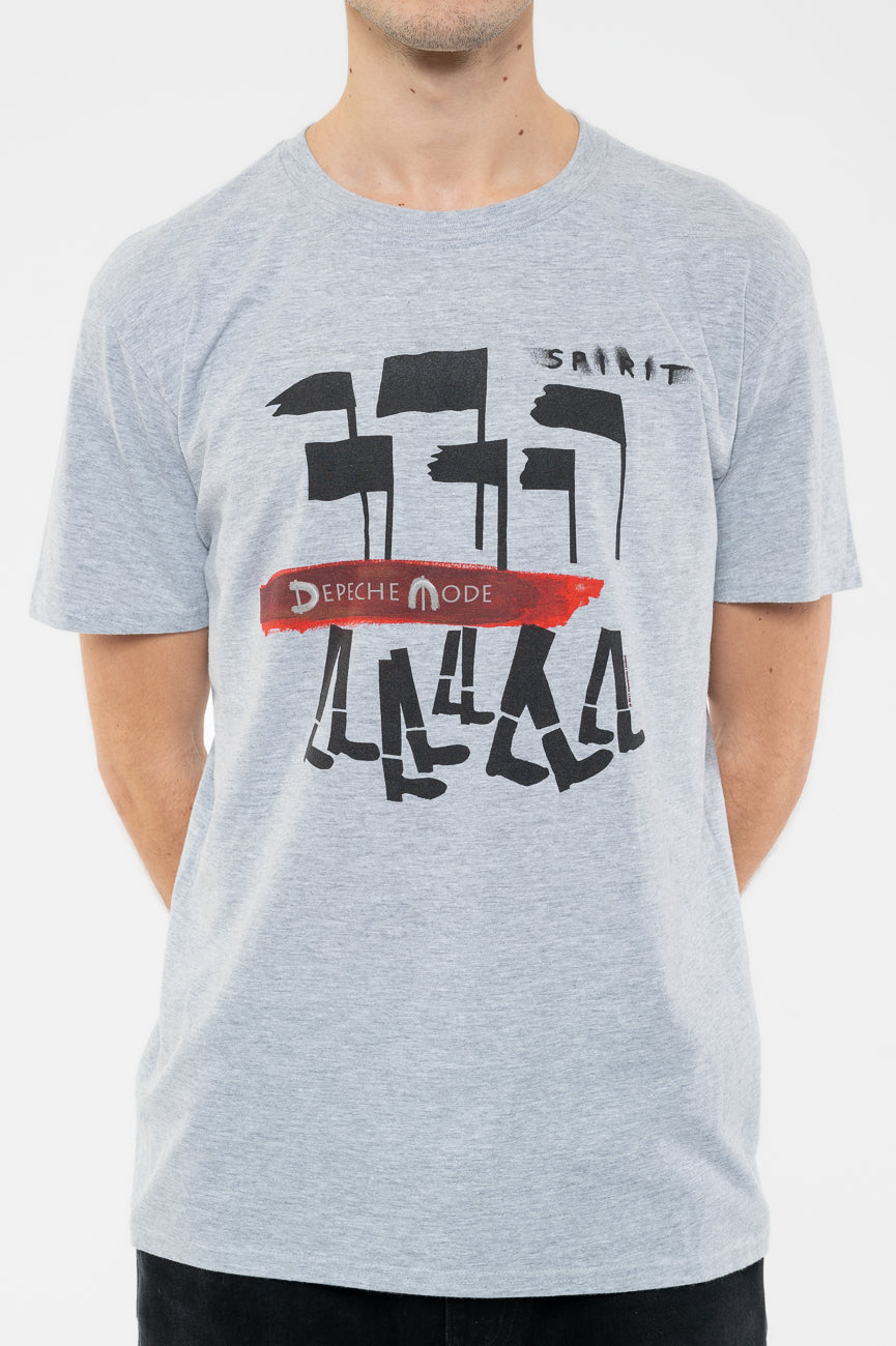 Depeche Mode Global Spirit Tour Red Logo T Shirt product image 3
