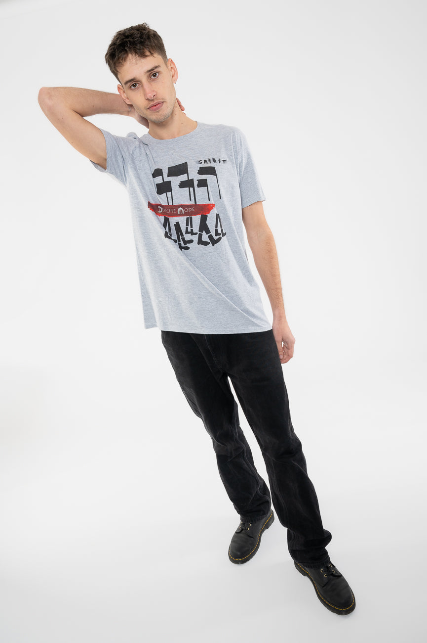Depeche Mode Global Spirit Tour Red Logo T Shirt product image 5