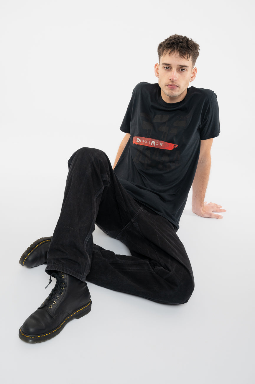 Depeche Mode Black Spirit Red Logo T Shirt product image 5