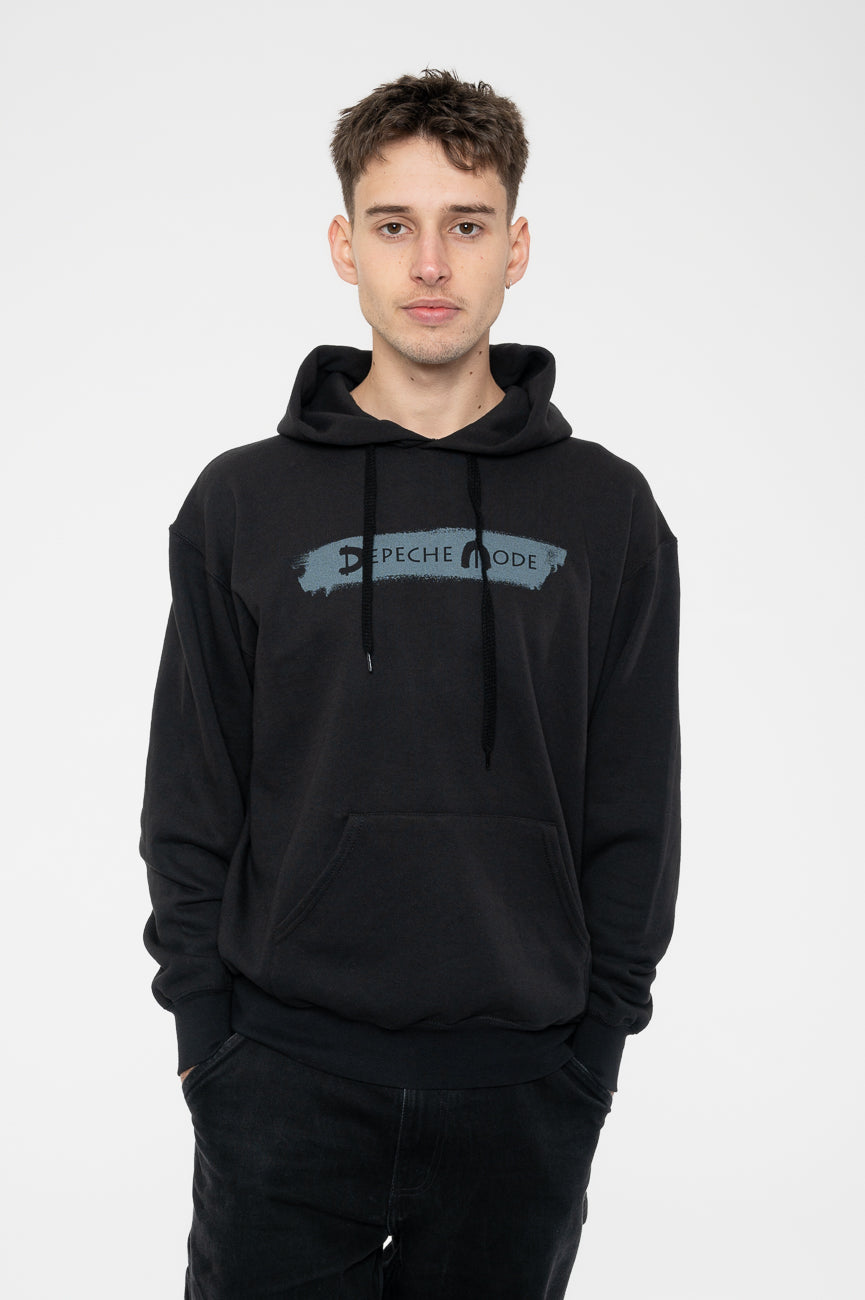 Depeche Mode Grey Logo Global Spirit Tour Pullover Hoodie product image 1