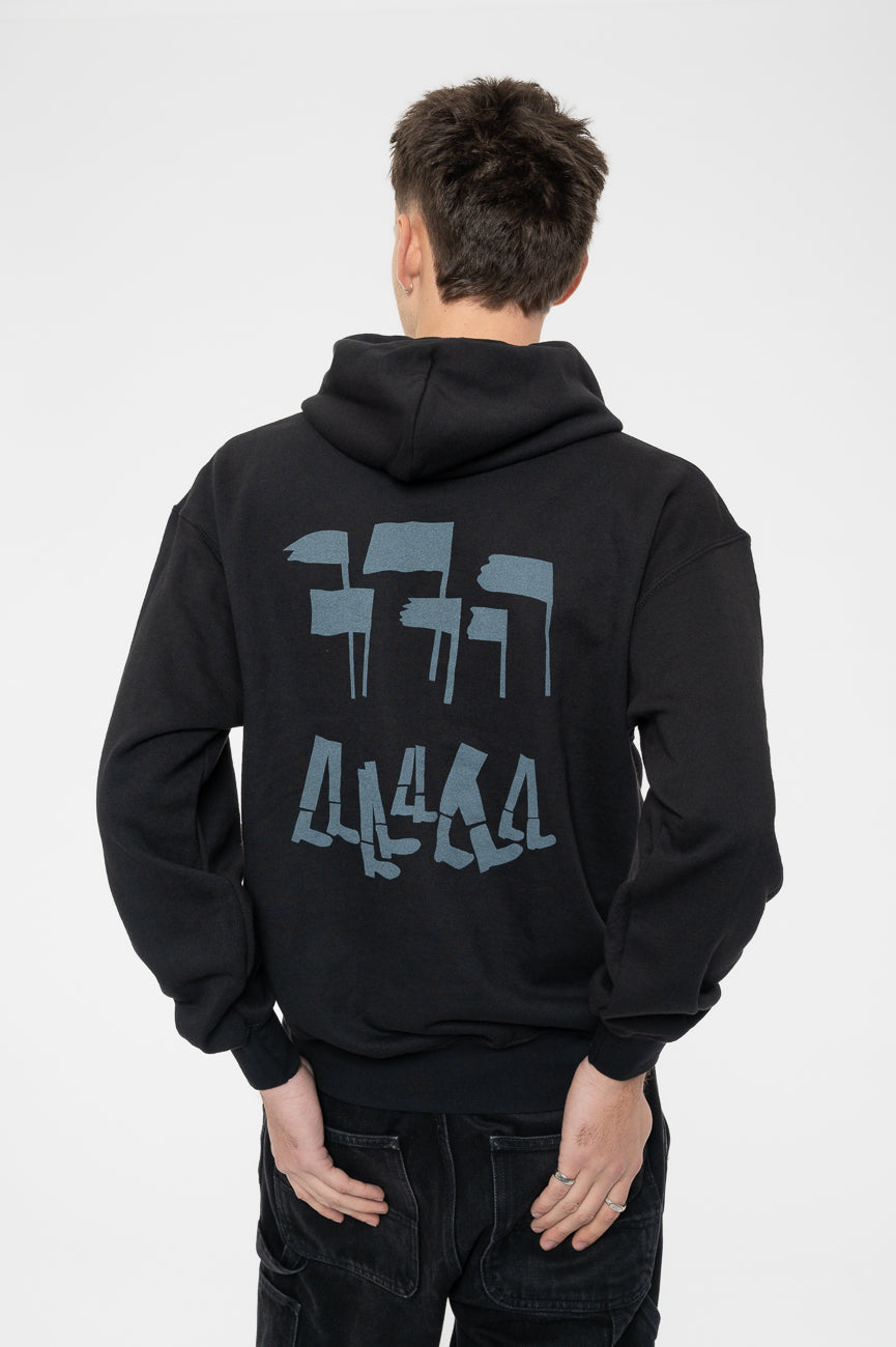 Depeche Mode Grey Logo Global Spirit Tour Pullover Hoodie product image 4