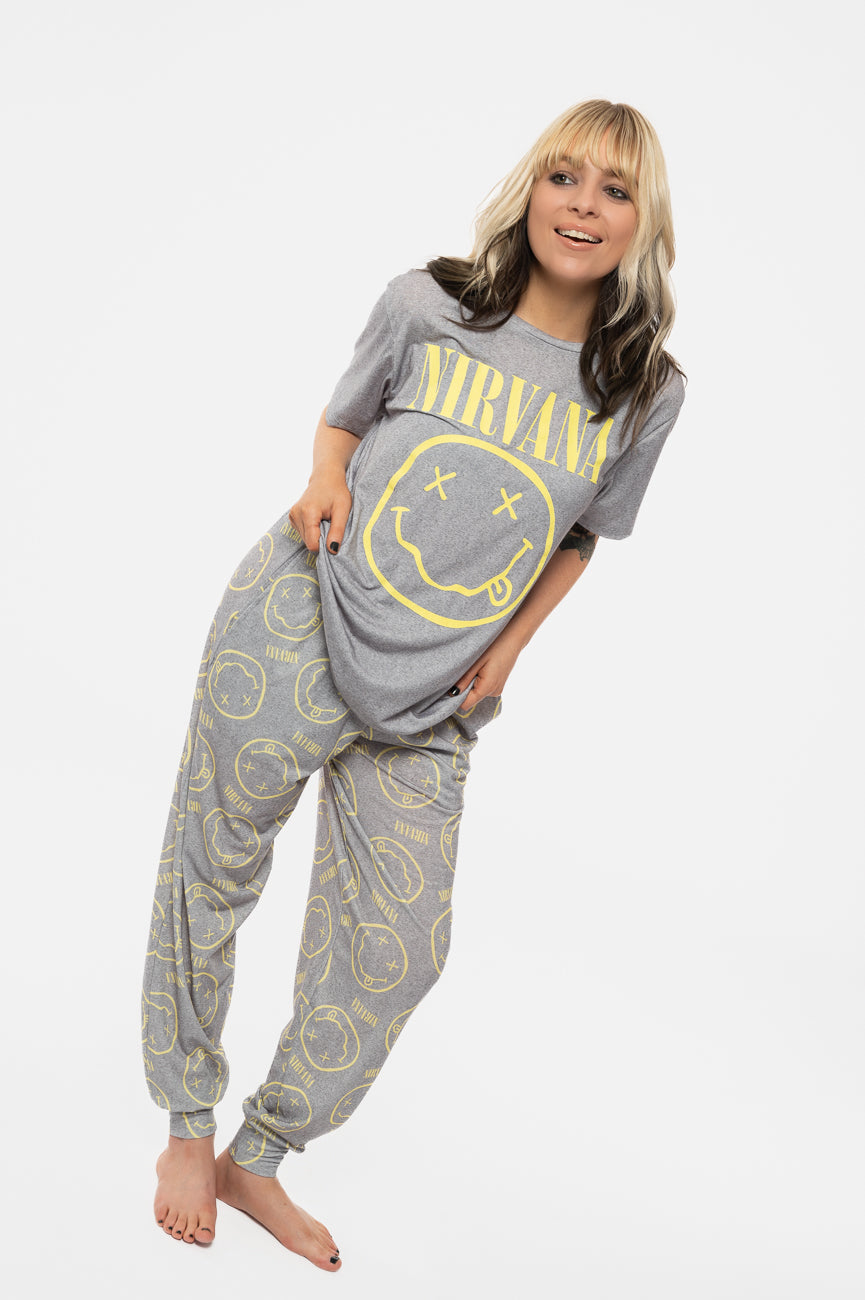 Nirvana Yellow Grunge Smile Pyjamas product image 5