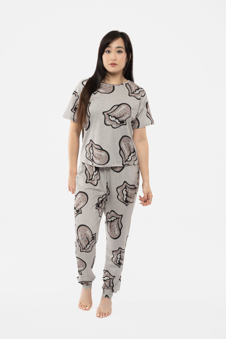 The Rolling Stones Heart Tongue Pyjamas product image 2