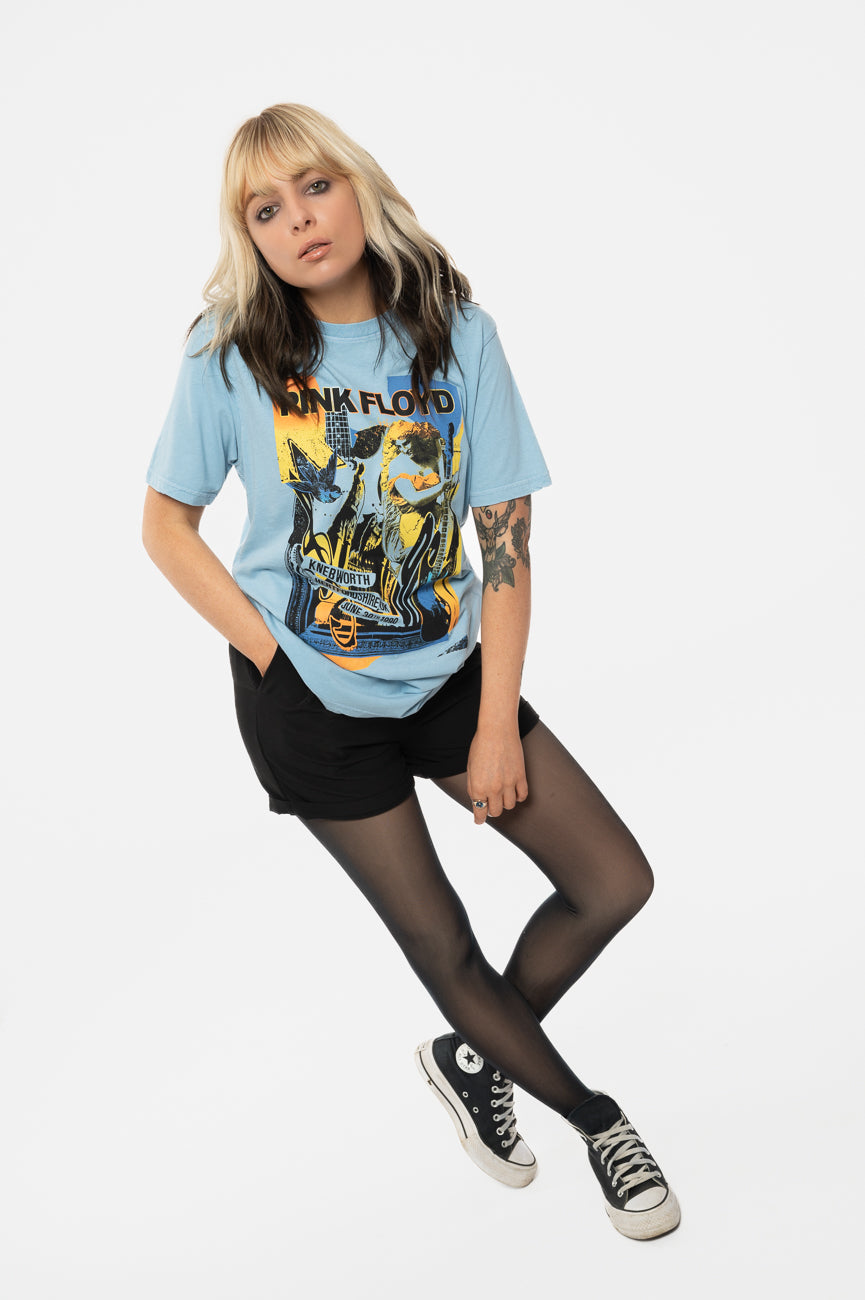 Pink Floyd Knebworth Live Dye Wash T Shirt product image 5