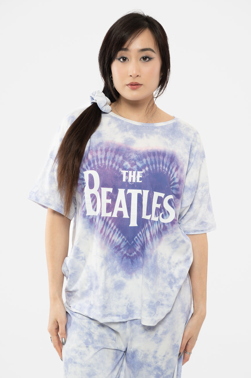 The Beatles Heart And Drop T Logo Pyjamas product image 1