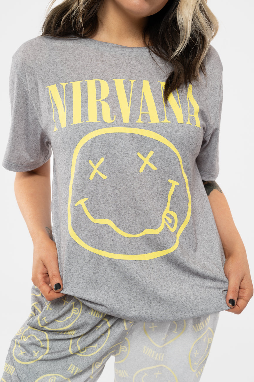 Nirvana Yellow Grunge Smile Pyjamas product image 3