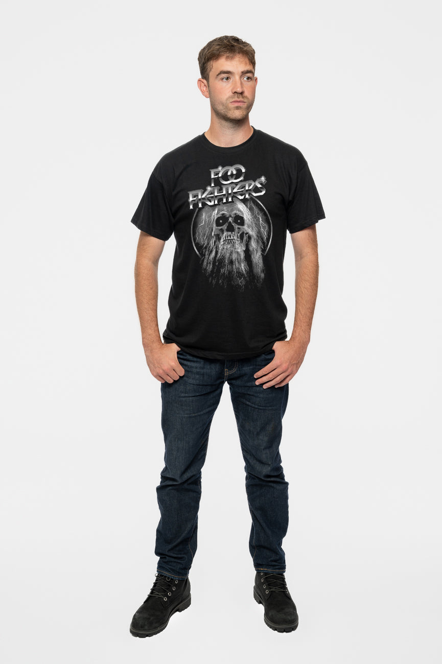 Foo Fighters Bearded Skull T Shirt product image 2