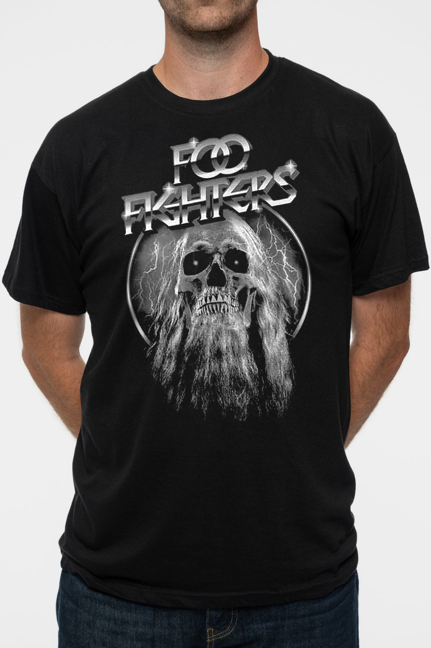Foo Fighters Bearded Skull T Shirt product image 3