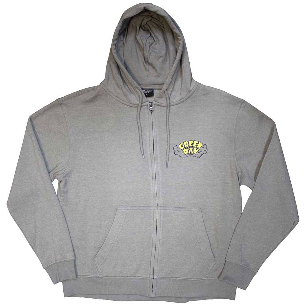 Green Day Longview Doodle Zipped Hoodie product image 1