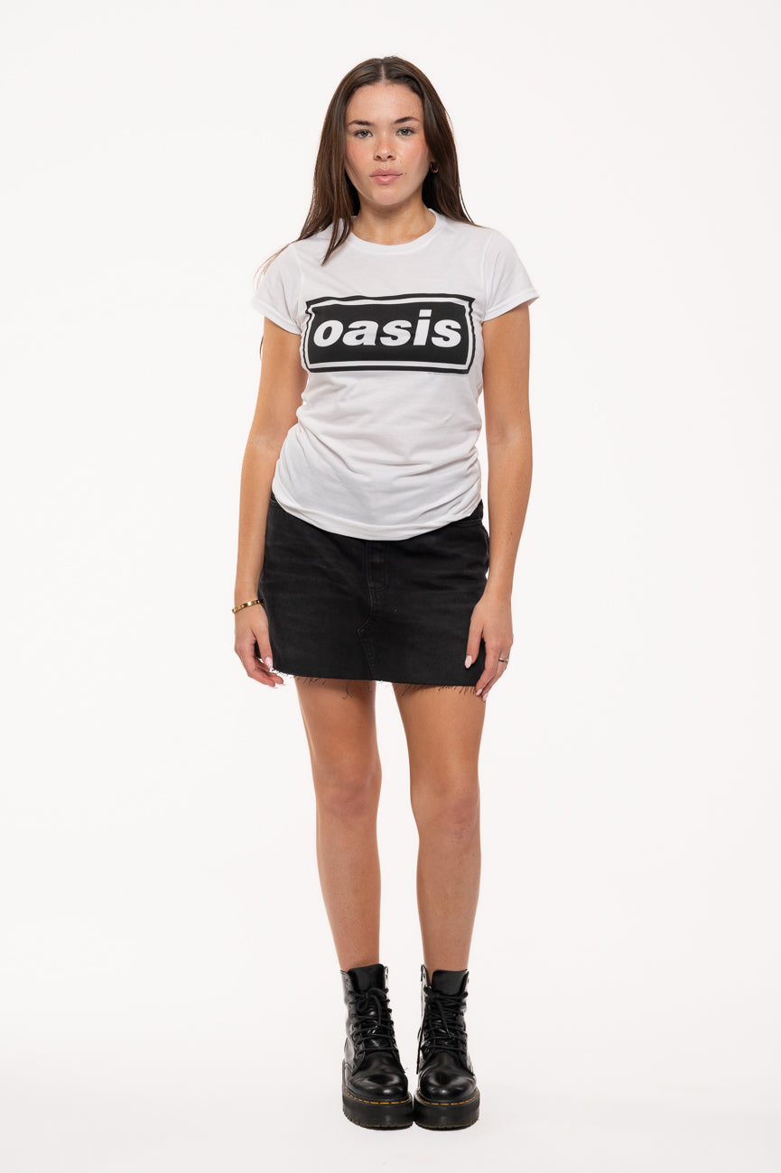 Oasis Decca Band Logo Skinny Fit T Shirt product image 2