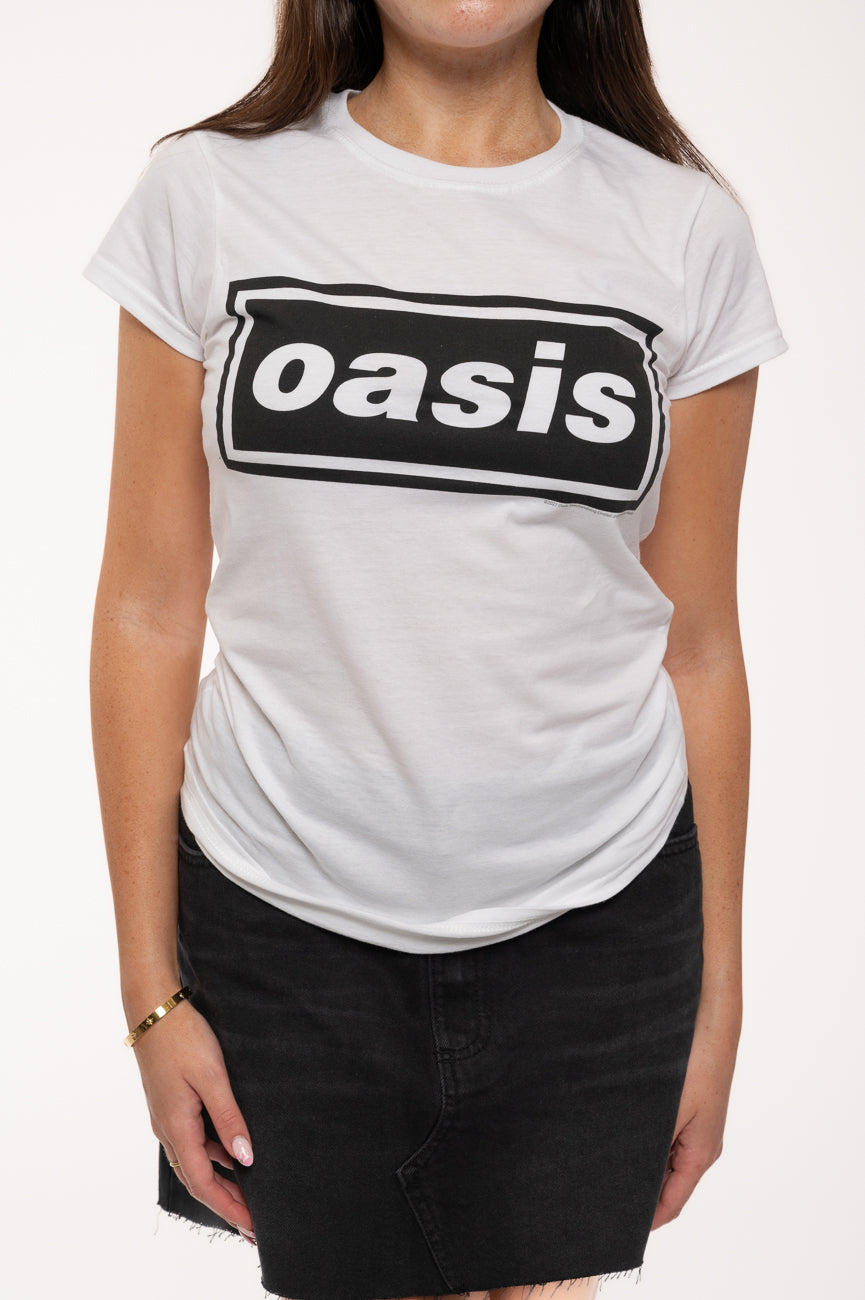 Oasis Decca Band Logo Skinny Fit T Shirt product image 3