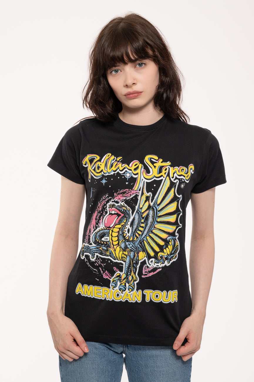The Rolling Stones American Tour Dragon Skinny Fit T Shirt product image 1
