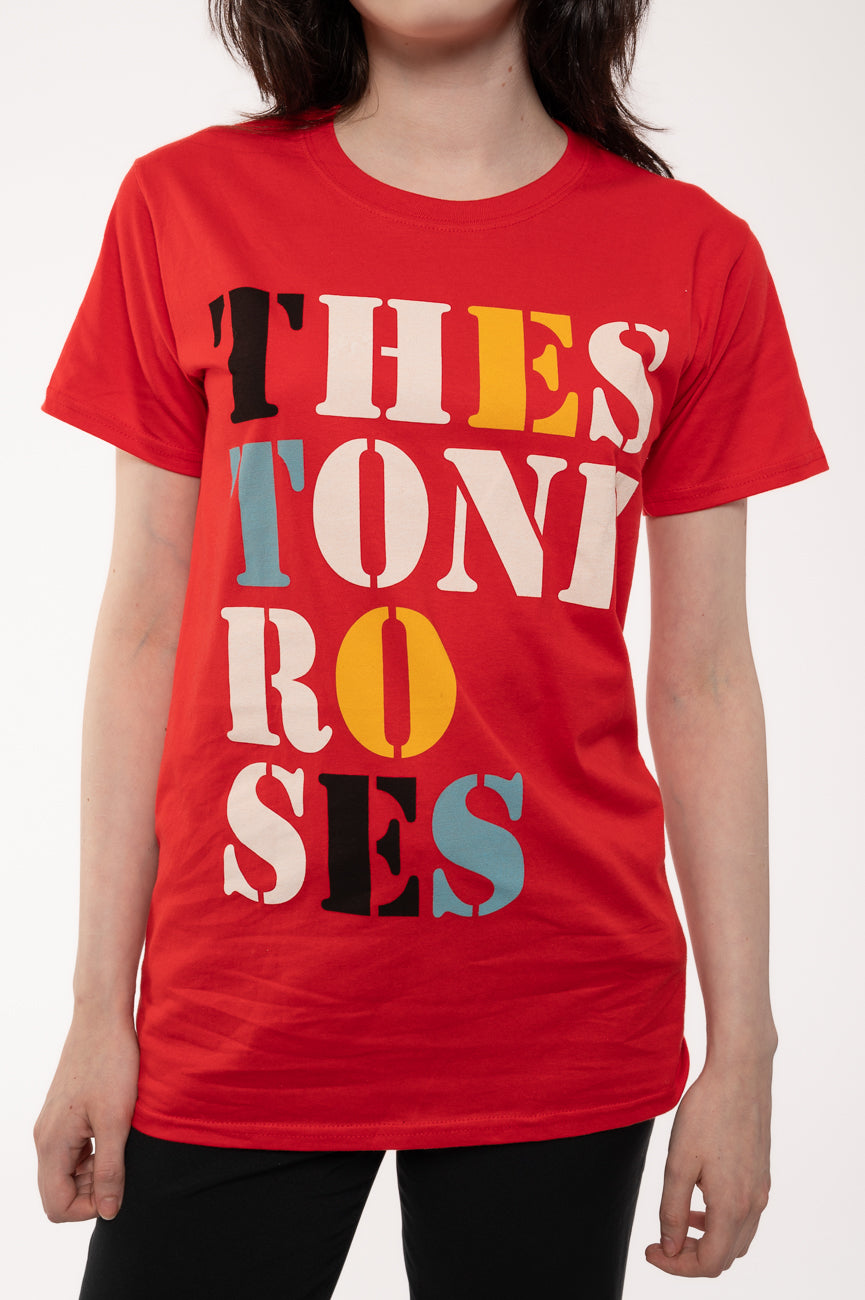 The Stone Roses Stacked Band Logo T Shirt product image 3