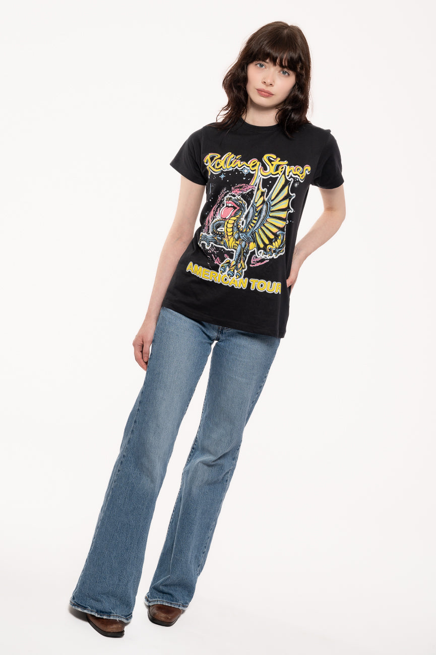 The Rolling Stones American Tour Dragon Skinny Fit T Shirt product image 5