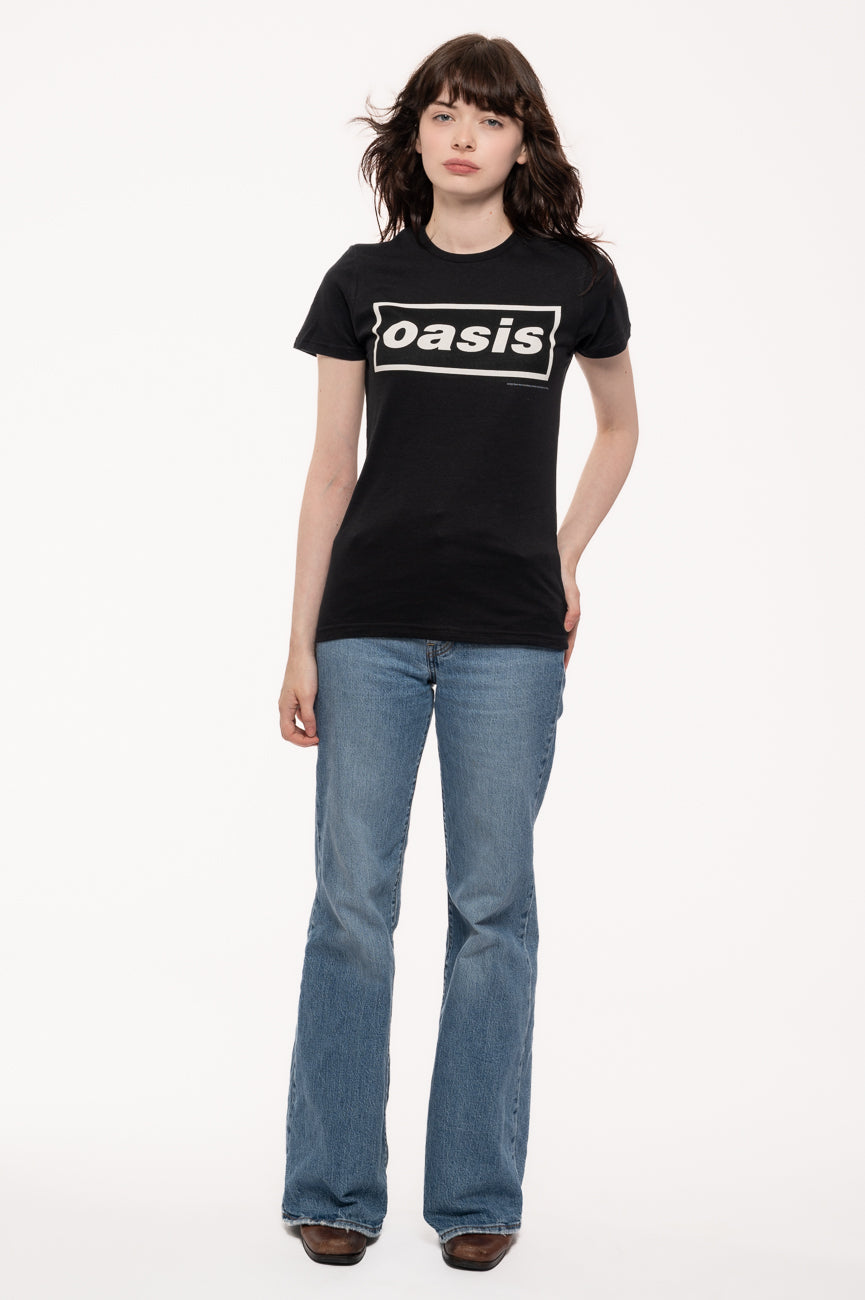 Oasis Decca Band Logo Skinny Fit T Shirt product image 2