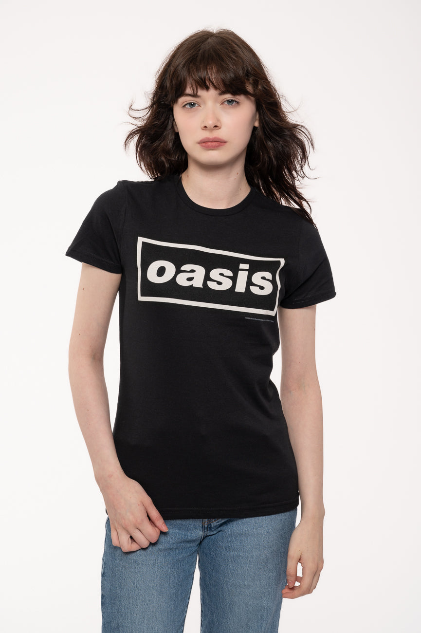 Oasis Decca Band Logo Skinny Fit T Shirt product image 1