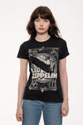 Led Zeppelin Vintage Print LZ1 Skinny Fit T Shirt product image 1