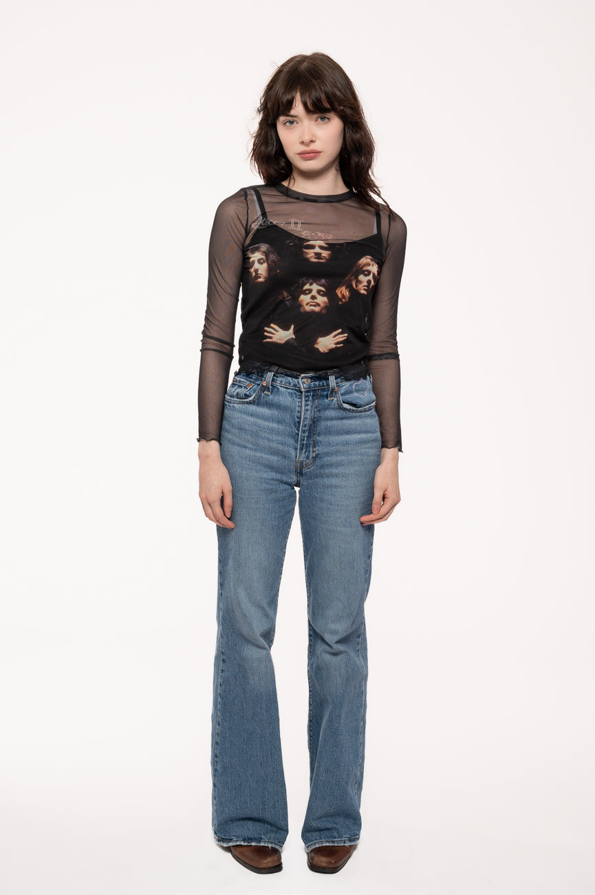 Queen Bohemian Rhapsody Long Sleeve Mesh Top product image 2