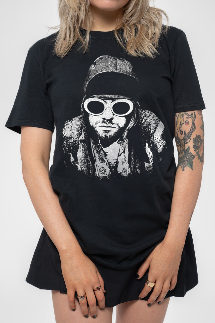 Kurt Cobain Sunglasses Portrait T Shirt product image 3