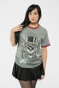 Guns N' Roses Faded Skull Ringer T Shirt product image 1