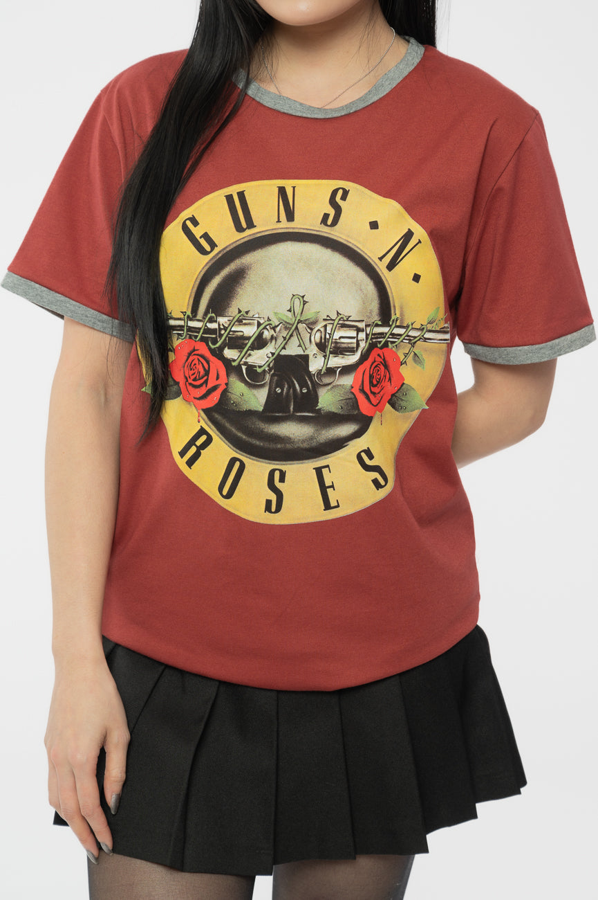 Guns N' Roses Classic Logo Ringer T Shirt product image 3