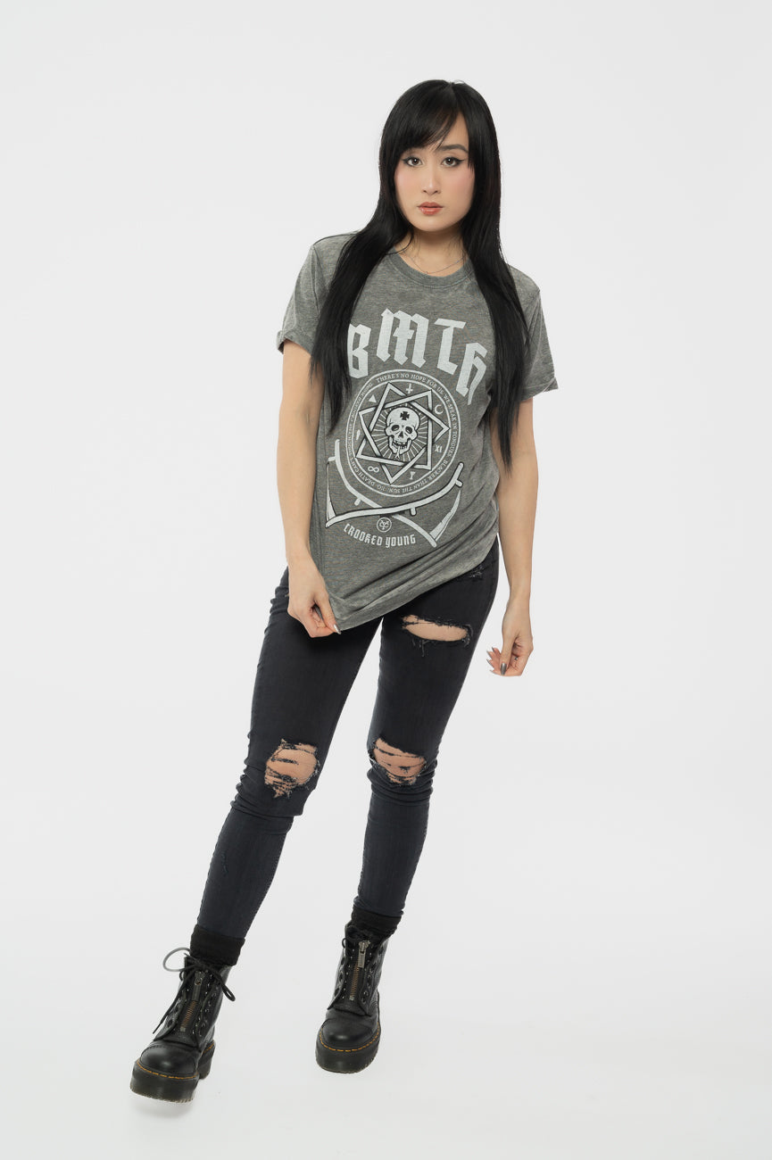 Bring Me The Horizon Crooked Young Burnout T Shirt product image 2