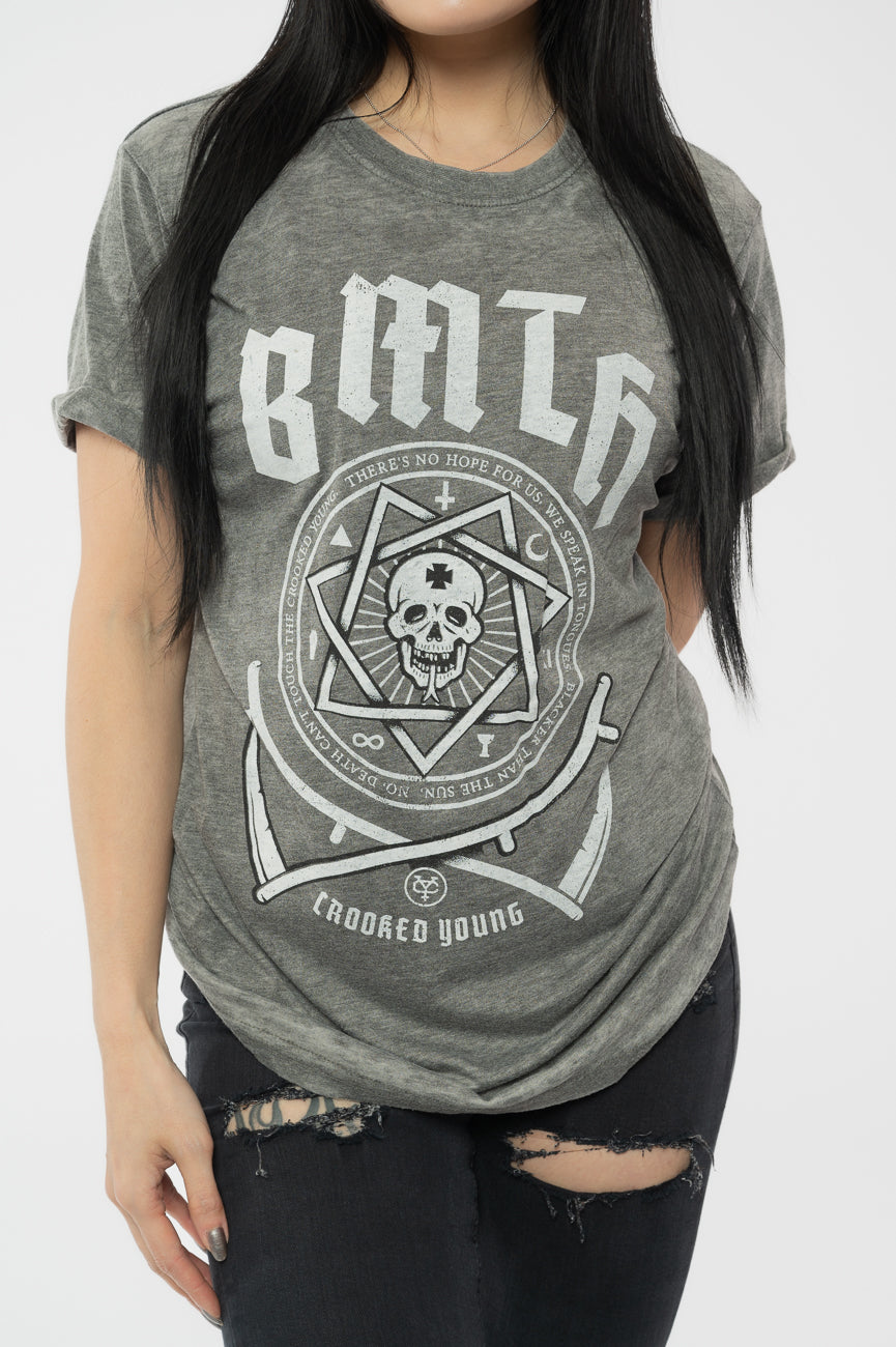 Bring Me The Horizon Crooked Young Burnout T Shirt product image 3