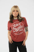 Alice In Chains Circle Emblem Ringer T Shirt product image 1