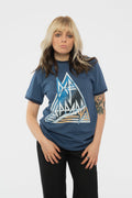 Def Leppard Triangle Logo Ringer T Shirt product image 1